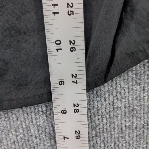 JMS Just My Size Button Up Womens Shirt Size 3X Black Long Sleeve - Picture 4 of 10